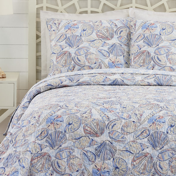 Vera Bradley Morning Shells Reversible Quilt Set Wayfair
